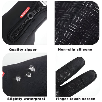 Warm Waterproof Insulated Touchscreen Ski Gloves