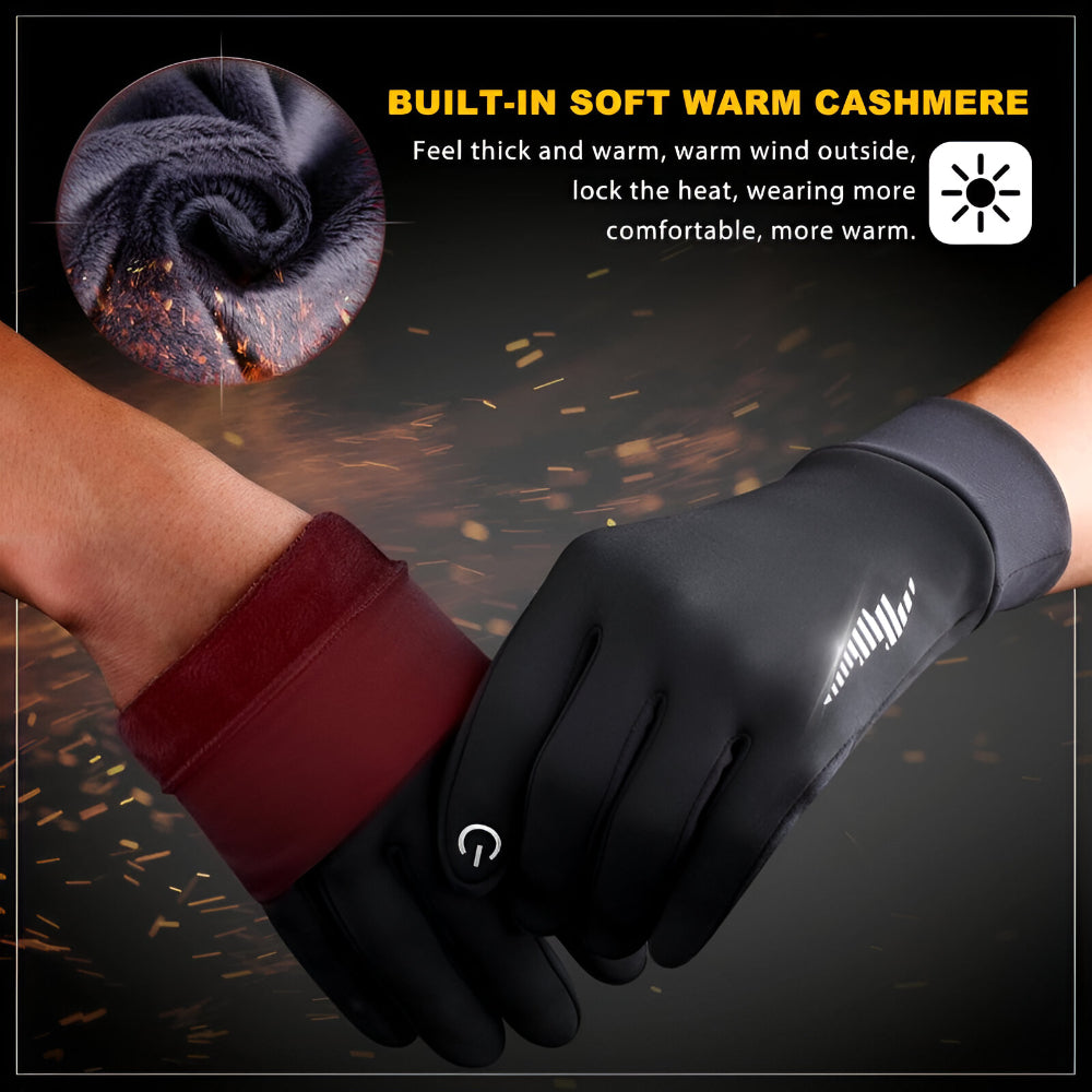 Warm Waterproof Insulated Grip Sports Gloves