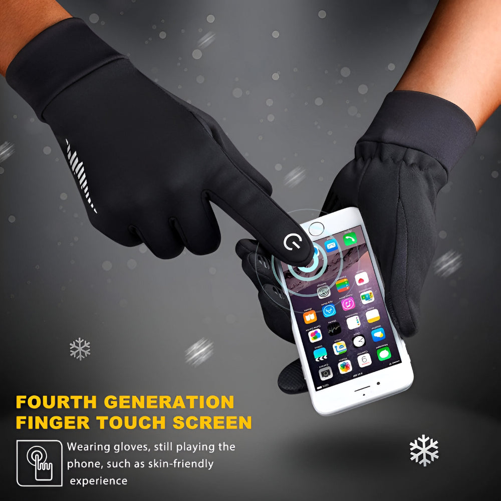 Warm Waterproof Insulated Grip Sports Gloves