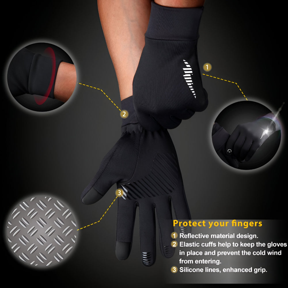 Warm Waterproof Insulated Grip Sports Gloves
