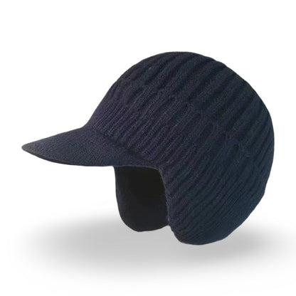 Warm Fleece Beanie Hat with Earflaps