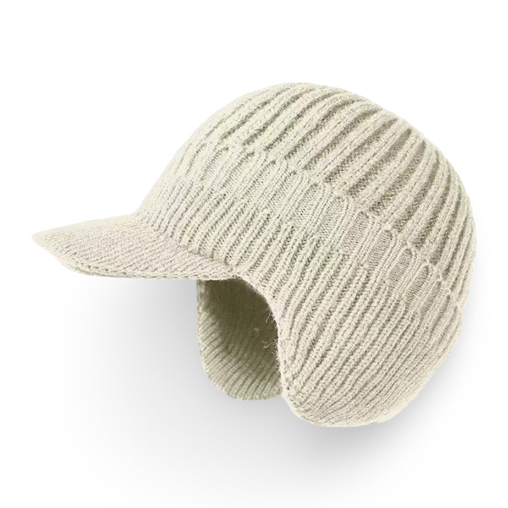 Warm Fleece Beanie Hat with Earflaps