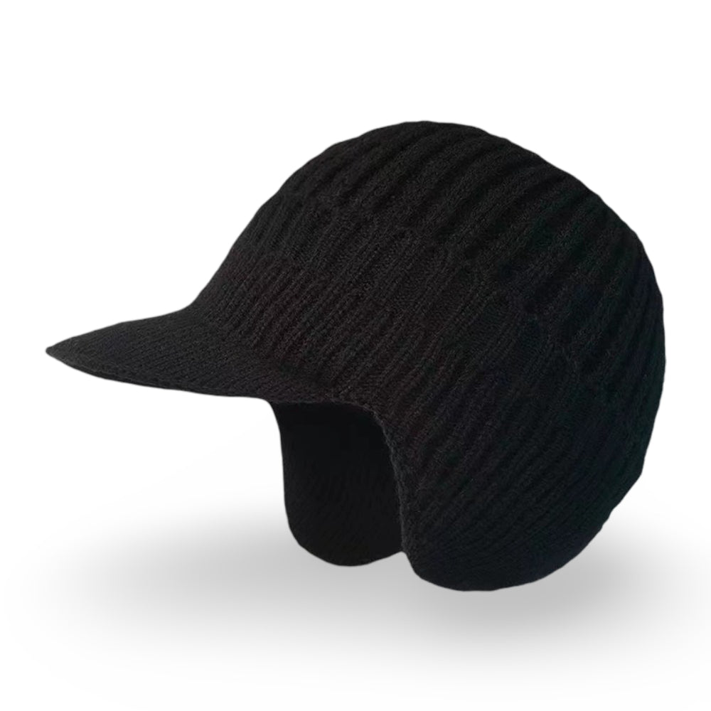 Warm Fleece Beanie Hat with Earflaps