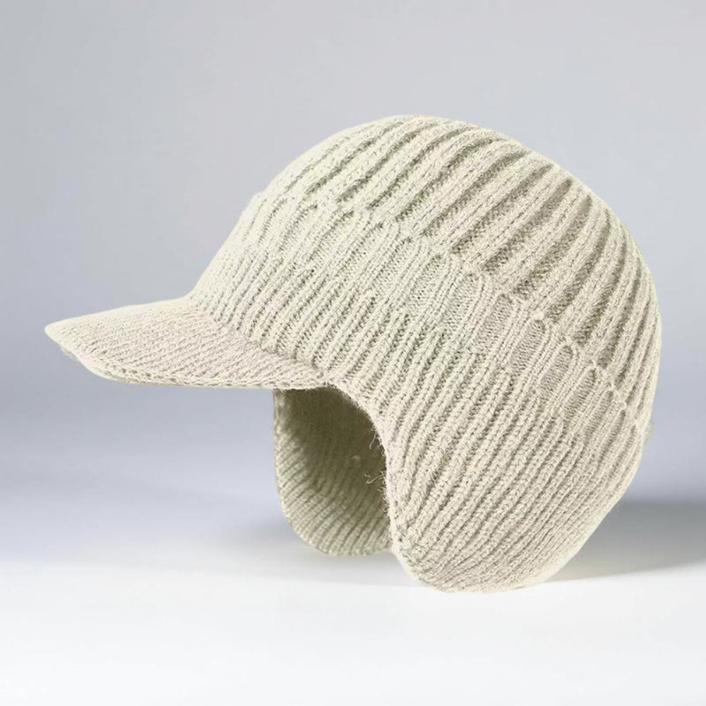 Warm Fleece Beanie Hat with Earflaps