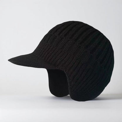 Warm Fleece Beanie Hat with Earflaps - Lusomart