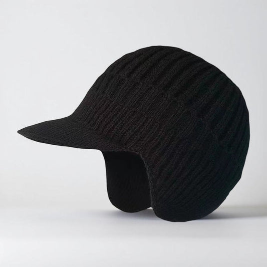 Warm Fleece Beanie Hat with Earflaps - Lusomart