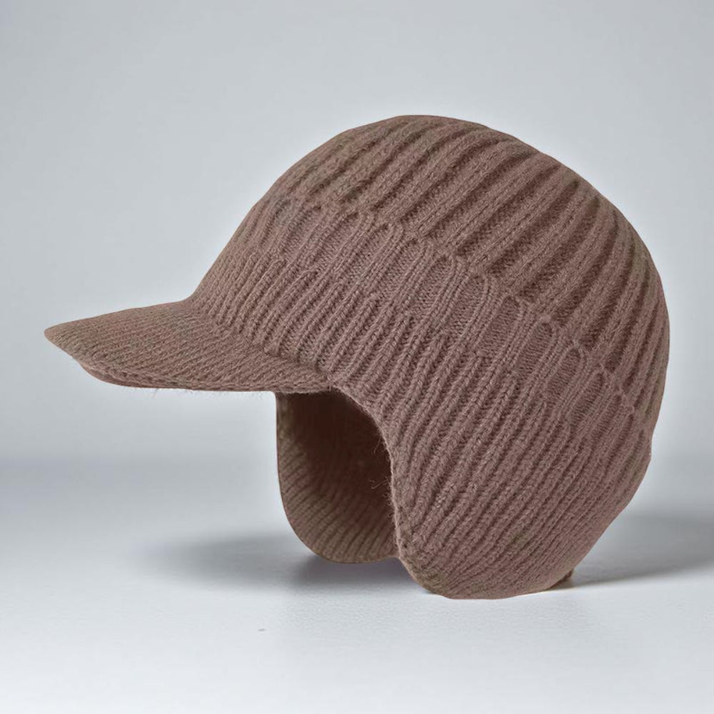 Warm Fleece Beanie Hat with Earflaps
