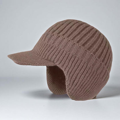 Warm Fleece Beanie Hat with Earflaps