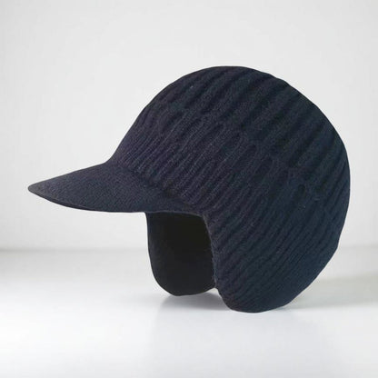 Warm Fleece Beanie Hat with Earflaps