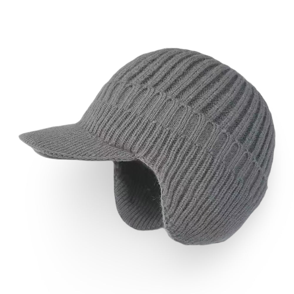 Warm Fleece Beanie Hat with Earflaps