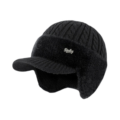 Warm Fleece Lined Trapper Beanie Hat