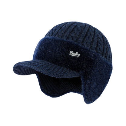Warm Fleece Lined Trapper Beanie Hat