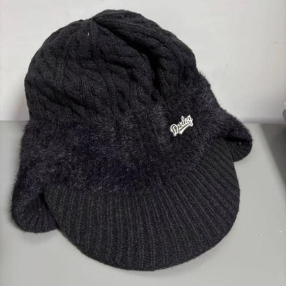Warm Fleece Lined Trapper Beanie Hat