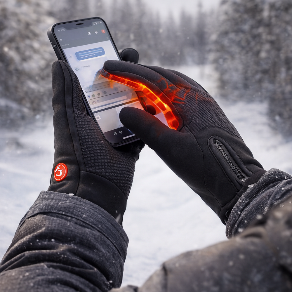 Warm Electric Insulated Touchscreen Winter Gloves - Lusomart