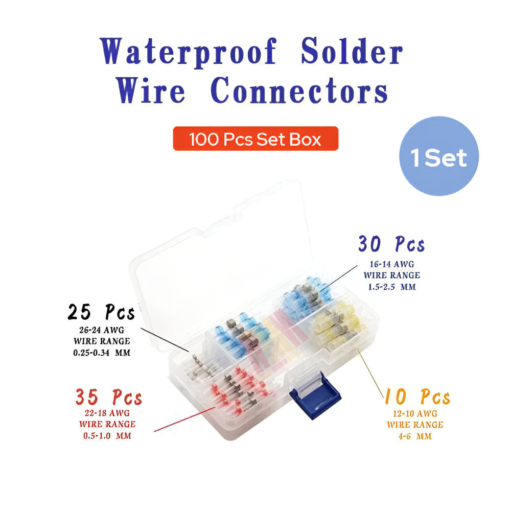 Insulated Heat Shrink Wire Connectors Solder Kit