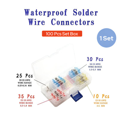 Insulated Heat Shrink Wire Connectors Solder Kit