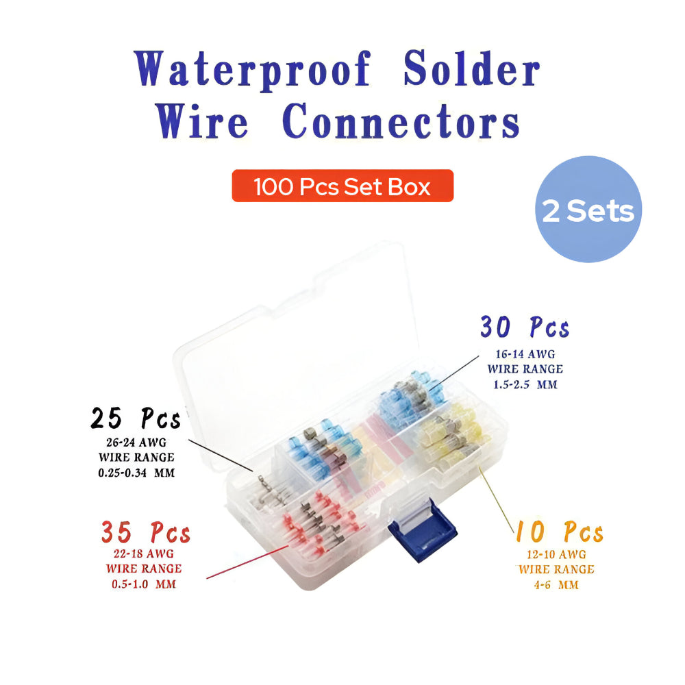 Insulated Heat Shrink Wire Connectors Solder Kit