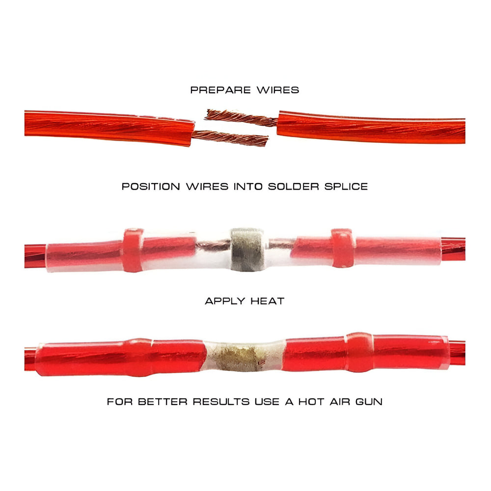 Insulated Heat Shrink Wire Connectors Solder Kit