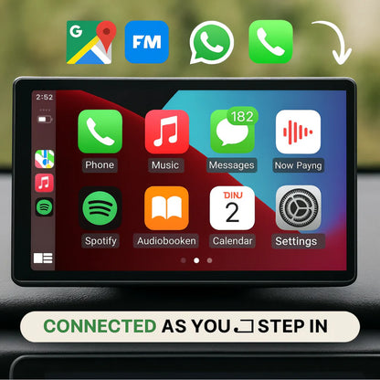 Compact Car Mount Wireless Smartphone Display Kit