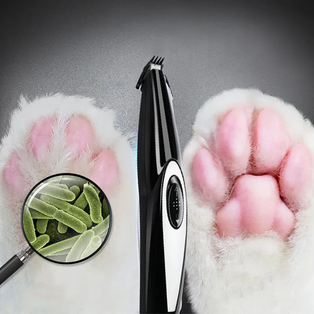 Wireless Dog Grooming Clippers, Professional Pet Trimmer for Sensitive Areas, USB Rechargeable, Quiet Operation, Stainless Steel 3
