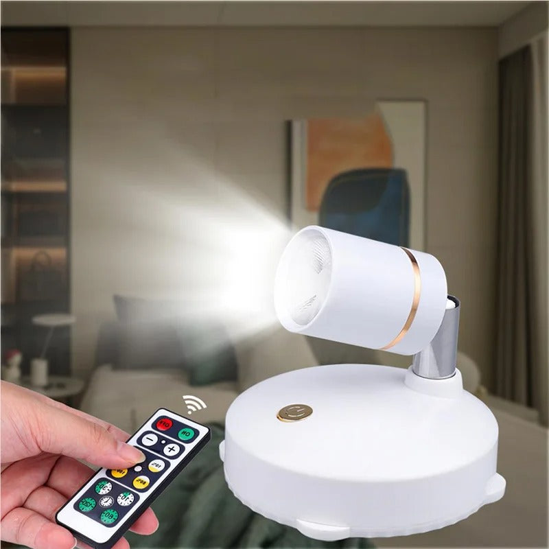 Bright Adjustable LED Floodlight Remote Control - Lusomart