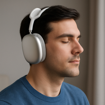 Wireless Noise Cancelling Headphones Over Ear Deep Bass Comfort 1