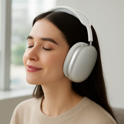 Wireless Noise Cancelling Headphones Over Ear Deep Bass Comfort 2