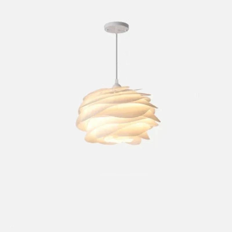 Elegant Glass Pendant Light With Soft Floral Glow