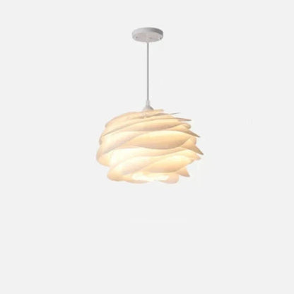 Elegant Glass Pendant Light With Soft Floral Glow