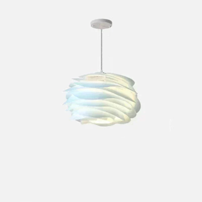 Elegant Floral Glass Pendant Light Fixture