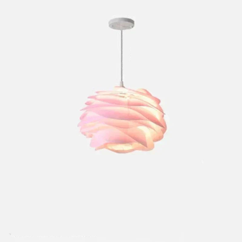 Elegant Glass Pendant Light With Soft Floral Glow