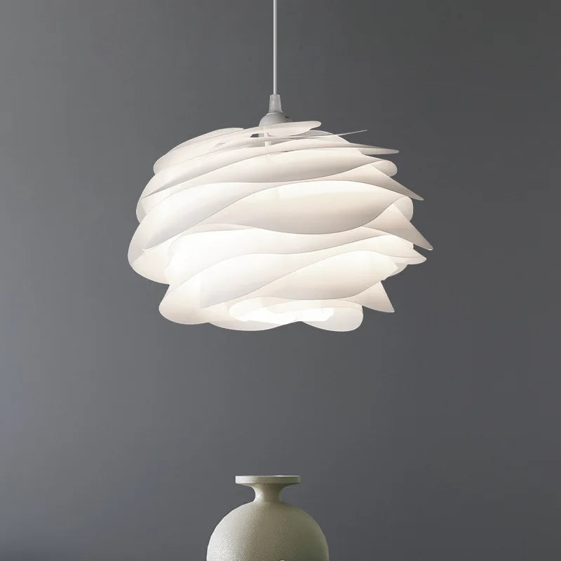 Elegant Glass Pendant Light With Soft Floral Glow - Lusomart