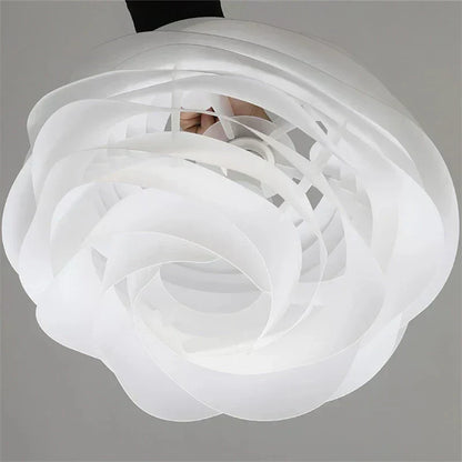 Elegant Glass Pendant Light With Soft Floral Glow