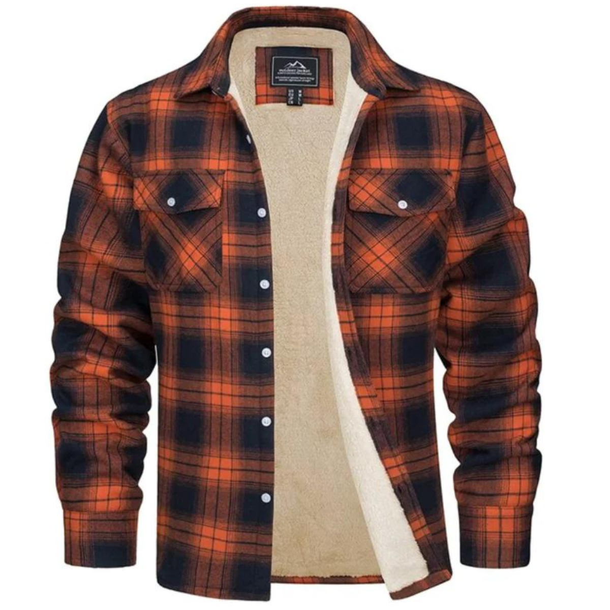 Cozy Checked Parka with Soft Fleece Lining - Lusomart
