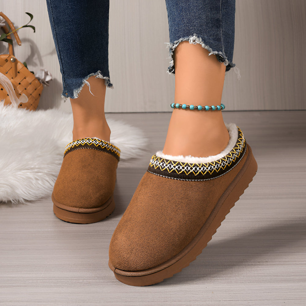 Warm Slip On Winter Shoes for Women