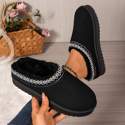 Warm Slip On Winter Shoes for Women