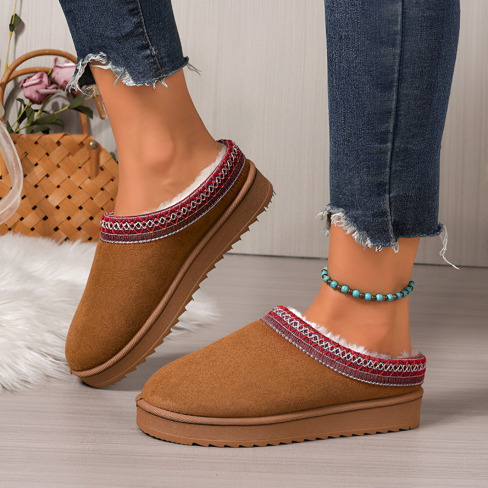 Warm Slip On Winter Shoes for Women