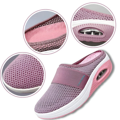 Comfortable Women's Slip On Sneakers Breathable Mesh
