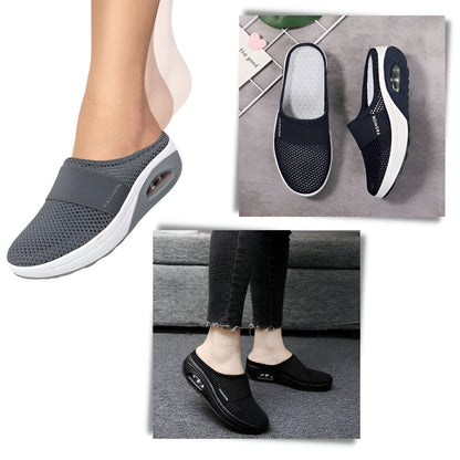Comfortable Women's Slip On Sneakers Breathable Mesh