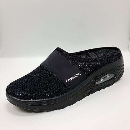Comfortable Women's Slip On Sneakers Breathable Mesh