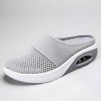 Comfortable Women's Slip On Sneakers Breathable Mesh