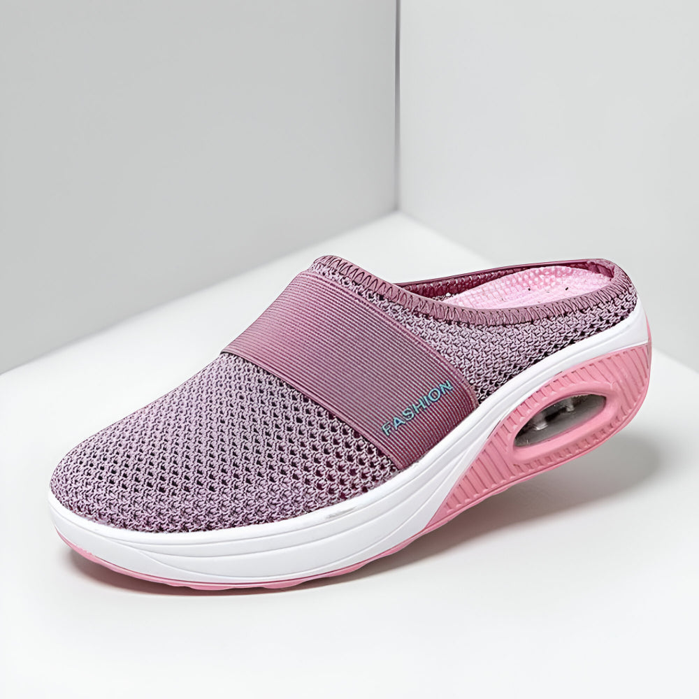 Comfortable Women's Slip On Sneakers Breathable Mesh