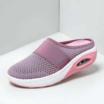 Comfortable Women's Slip On Sneakers Breathable Mesh