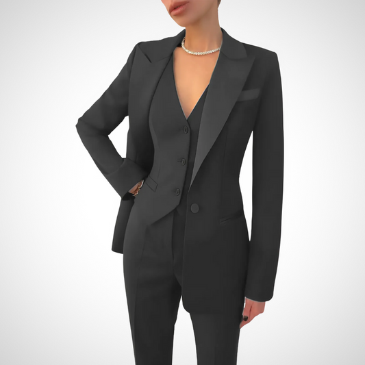 Classic Women's 3 Piece Business Suit Set - Lusomart