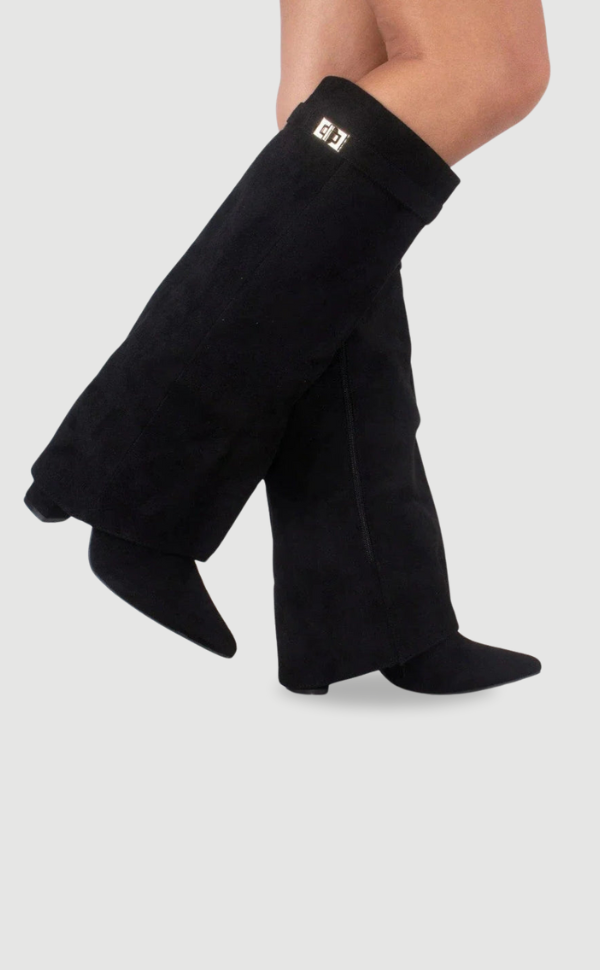 Trendy Women's High Block Heel Boots - Lusomart