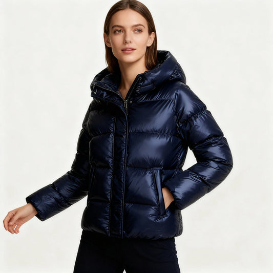 Ladies' Down Filled Waterproof Parka Winter Jacket Coat - Lusomart