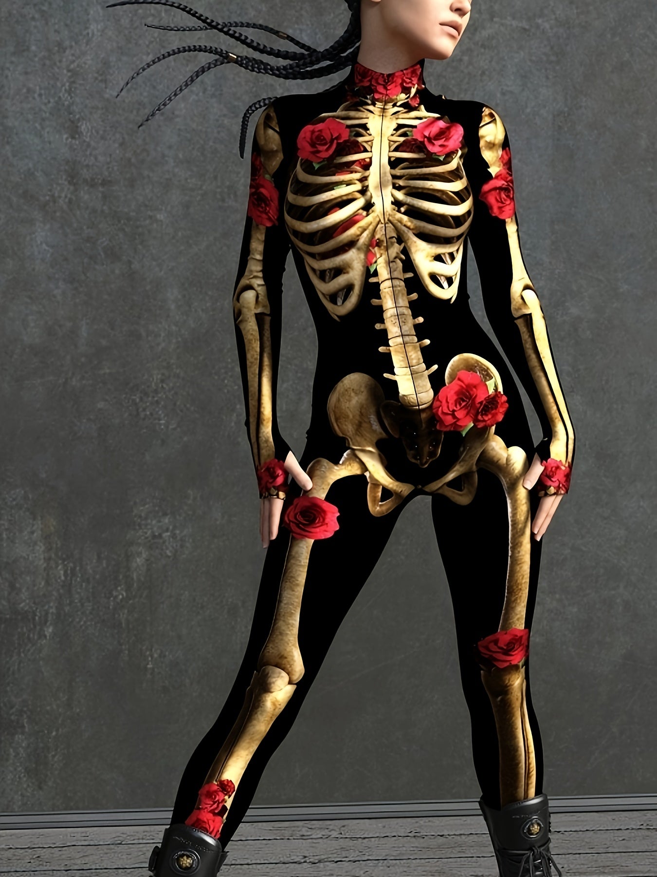 Flex Fit Women's Halloween Jumpsuit Costume - Lusomart