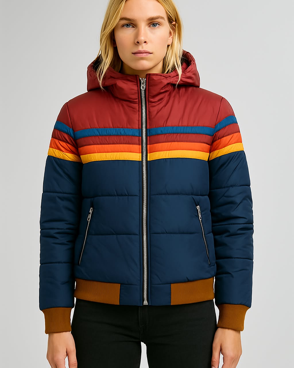 Warm Waterproof Parka Jacket for Women with Hood - Lusomart