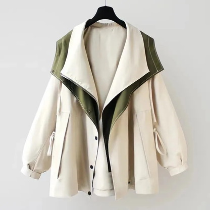 Waterproof Women's Windbreaker Coat with Hooded Layer - Lusomart