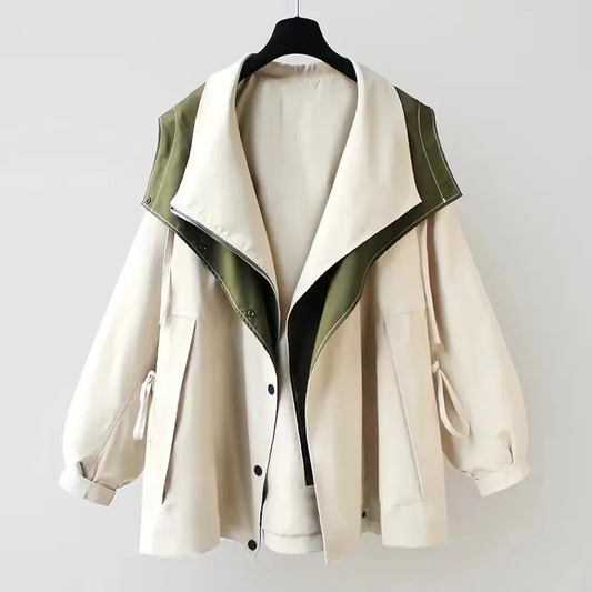 Waterproof Women's Windbreaker Coat with Hooded Layer - Lusomart